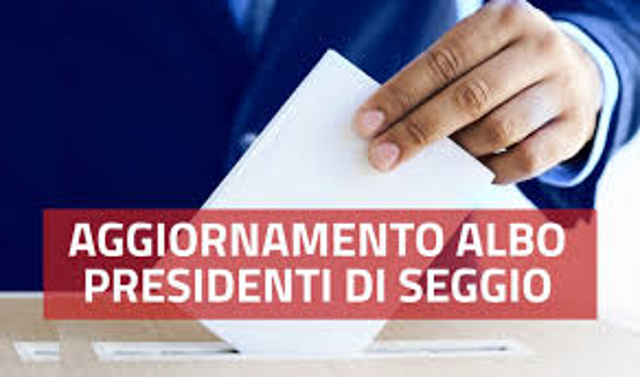 Immagine che raffigura Aggiornamento albo Presidenti di seggio elettorale